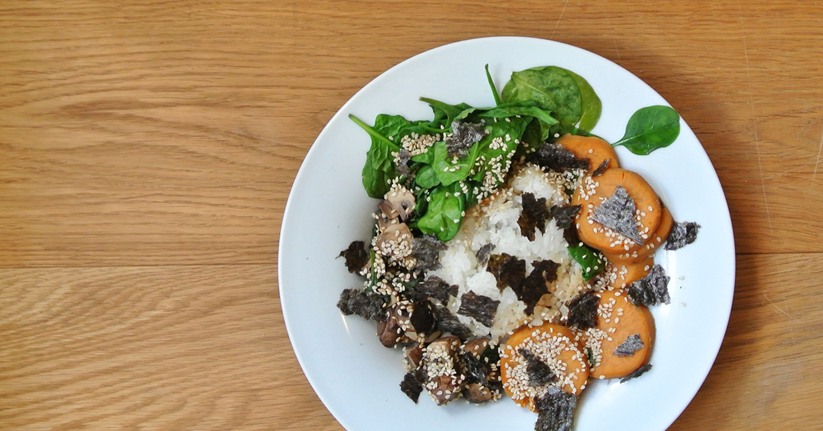 The Green Happiness winterboek tips week 4 sushi burger